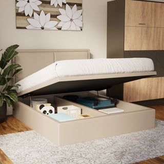 Bravelle Faux Leather Storage Bed Frame (Pet Friendly) by Esteller