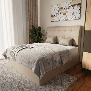 Haldor Faux Leather Storage Bed Frame (Pet Friendly) by Esteller