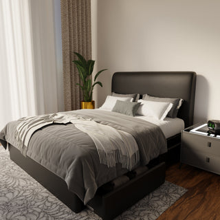 Vintaro Faux Leather Drawer Bed Frame (Pet Friendly) by Esteller