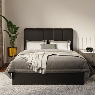 Caldrin Faux Leather Drawer Bed Frame (Pet Friendly) by Esteller