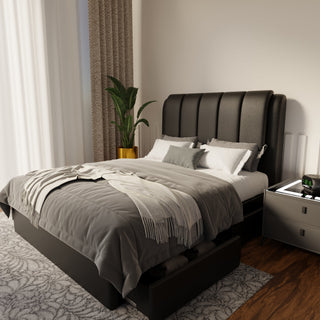 Asteron Faux Leather Drawer Bed Frame (Pet Friendly) by Esteller