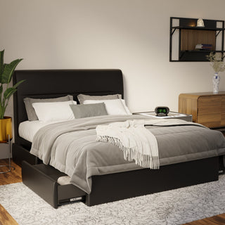 Lysara Faux Leather Drawer Bed Frame (Pet Friendly) by Esteller