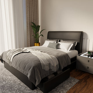 Lysara Faux Leather Drawer Bed Frame (Pet Friendly) by Esteller
