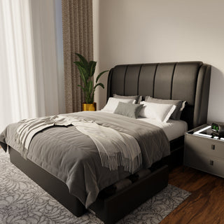 Brinley Faux Leather Drawer Bed Frame (Pet Friendly) by Esteller