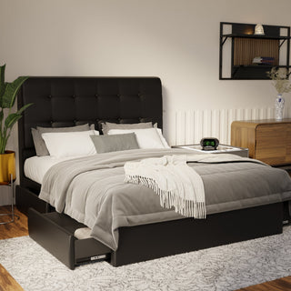 Endora Faux Leather Drawer Bed Frame (Pet Friendly) by Esteller