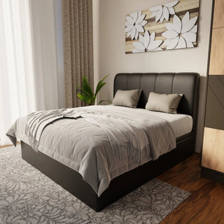 Caldrin Faux Leather Storage Bed Frame (Pet Friendly) by Esteller