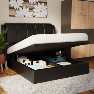 Brinley Faux Leather Storage Bed Frame (Pet Friendly) by Esteller