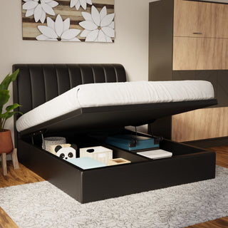 Kuro Faux Leather Storage Bed Frame (Pet Friendly) by Esteller