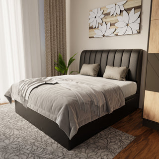 Kuro Faux Leather Storage Bed Frame (Pet Friendly) by Esteller