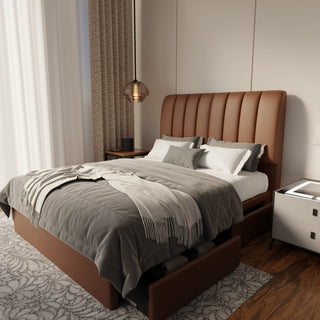 Trevino Faux Leather Drawer Bed Frame (Pet Friendly) by Esteller