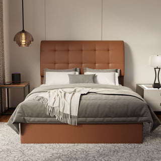 Haldor Faux Leather Drawer Bed Frame (Pet Friendly) by Esteller