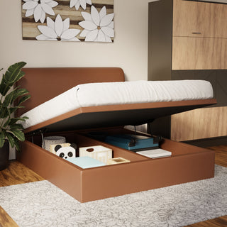 Vintaro Faux Leather Storage Bed Frame (Pet Friendly) by Esteller