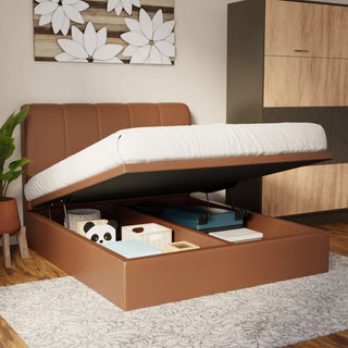 Caldrin Faux Leather Storage Bed Frame (Pet Friendly) by Esteller
