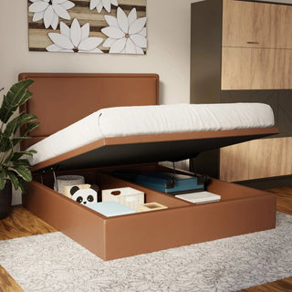 Shiro Faux Leather Storage Bed Frame (Pet Friendly) by Esteller