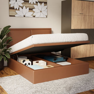 Bravelle Faux Leather Storage Bed Frame (Pet Friendly) by Esteller