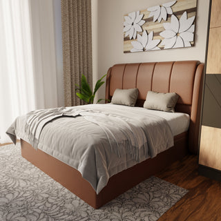 Brinley Faux Leather Storage Bed Frame (Pet Friendly) by Esteller