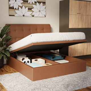 Endora Faux Leather Storage Bed Frame (Pet Friendly) by Esteller
