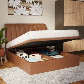 Kuro Faux Leather Storage Bed Frame (Pet Friendly) by Esteller