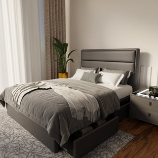Zorvain Faux Leather Drawer Bed Frame (Pet Friendly) by Esteller