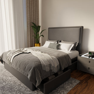 Shiro Faux Leather Drawer Bed Frame (Pet Friendly) by Esteller