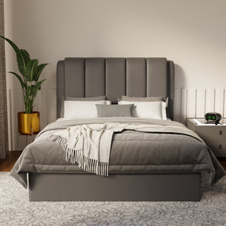 Asteron Faux Leather Drawer Bed Frame (Pet Friendly) by Esteller