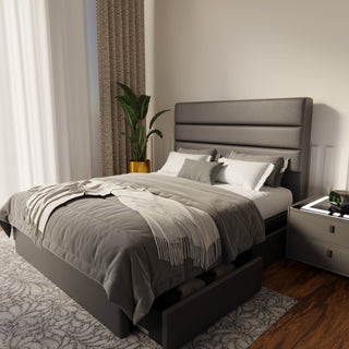 Corlune Faux Leather Drawer Bed Frame (Pet Friendly) by Esteller