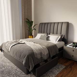 Trevino Faux Leather Drawer Bed Frame (Pet Friendly) by Esteller