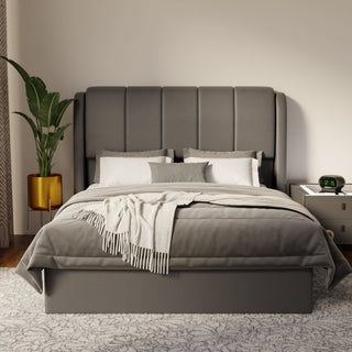 Brinley Faux Leather Drawer Bed Frame (Pet Friendly) by Esteller