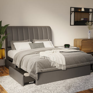 Kuro Faux Leather Drawer Bed Frame (Pet Friendly) by Esteller