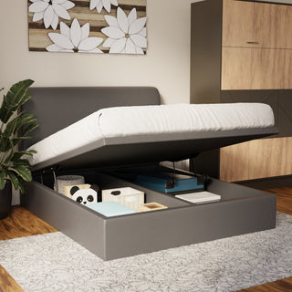 Vintaro Faux Leather Storage Bed Frame (Pet Friendly) by Esteller