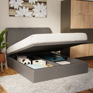 Caldrin Faux Leather Storage Bed Frame (Pet Friendly) by Esteller