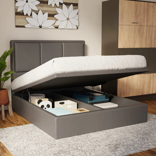 Velmira Faux Leather Storage Bed Frame (Pet Friendly) by Esteller