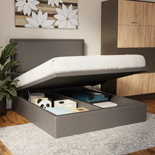 Shiro Faux Leather Storage Bed Frame (Pet Friendly) by Esteller