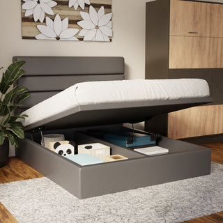 Corlune Faux Leather Storage Bed Frame (Pet Friendly) by Esteller