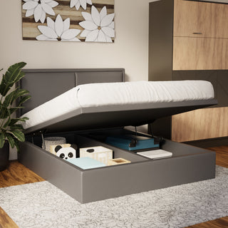 Bravelle Faux Leather Storage Bed Frame (Pet Friendly) by Esteller