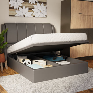 Brinley Faux Leather Storage Bed Frame (Pet Friendly) by Esteller