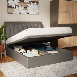 Kuro Faux Leather Storage Bed Frame (Pet Friendly) by Esteller