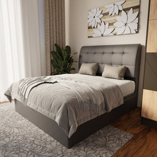 Haldor Faux Leather Storage Bed Frame (Pet Friendly) by Esteller
