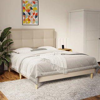 Solvane Faux Leather Bed Frame (Pet Friendly) by Esteller