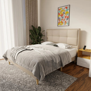 Solvane Faux Leather Bed Frame (Pet Friendly) by Esteller