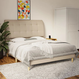 Haldor Faux Leather Bed Frame (Pet Friendly) by Esteller