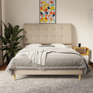 Haldor Faux Leather Bed Frame (Pet Friendly) by Esteller