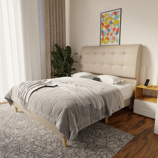 Haldor Faux Leather Bed Frame (Pet Friendly) by Esteller