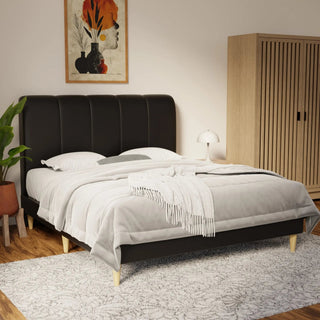 Caldrin Faux Leather Bed Frame (Pet Friendly) by Esteller
