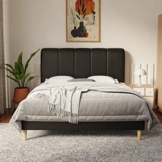 Caldrin Faux Leather Bed Frame (Pet Friendly) by Esteller