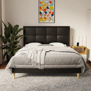 Solvane Faux Leather Bed Frame (Pet Friendly) by Esteller