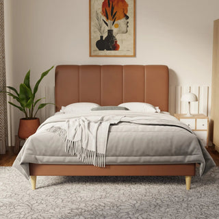 Caldrin Faux Leather Bed Frame (Pet Friendly) by Esteller
