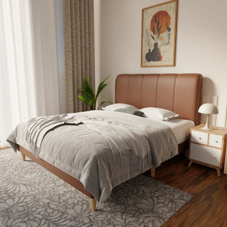 Caldrin Faux Leather Bed Frame (Pet Friendly) by Esteller