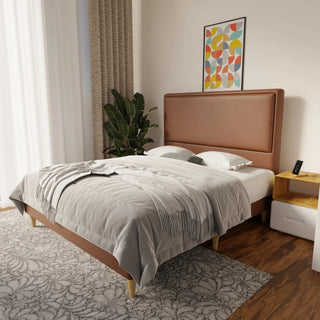 Shiro Faux Leather Bed Frame (Pet Friendly) by Esteller