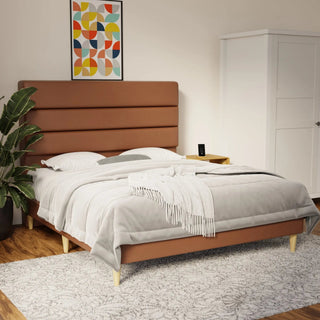 Corlune Faux Leather Bed Frame (Pet Friendly) by Esteller